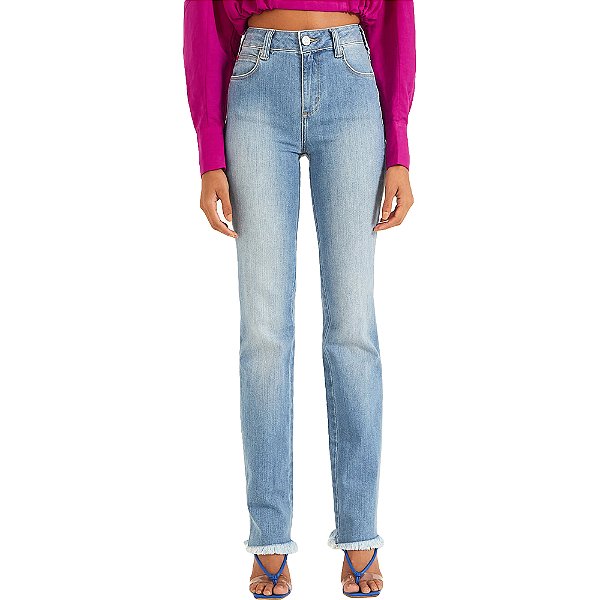 Calça Jeans Forum Marisa 2 Slim P23 Azul Feminino