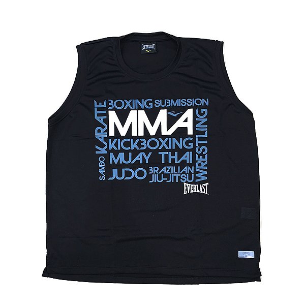 Regata Everlast MMA Preta Masculina