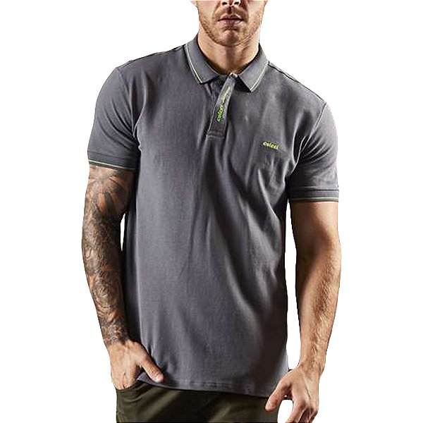 Camisa Polo Colcci Cinza Masculino