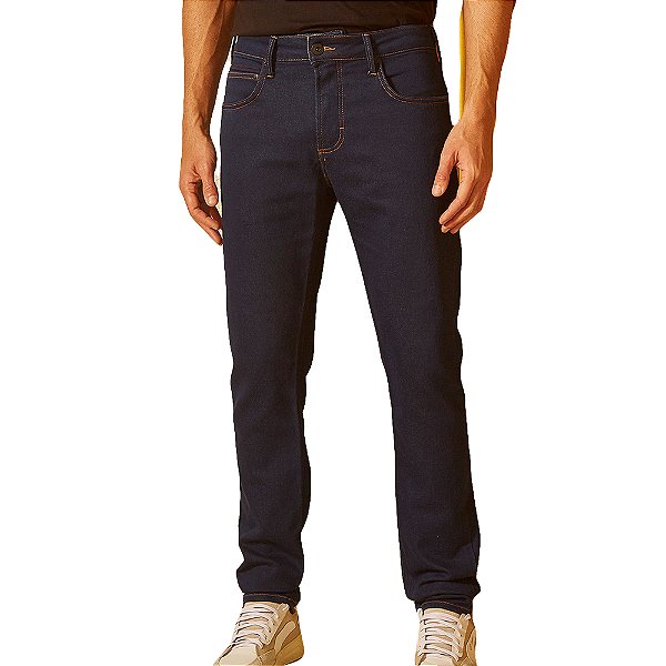 Calça Jeans Forum Paul Slim Azul Masculino