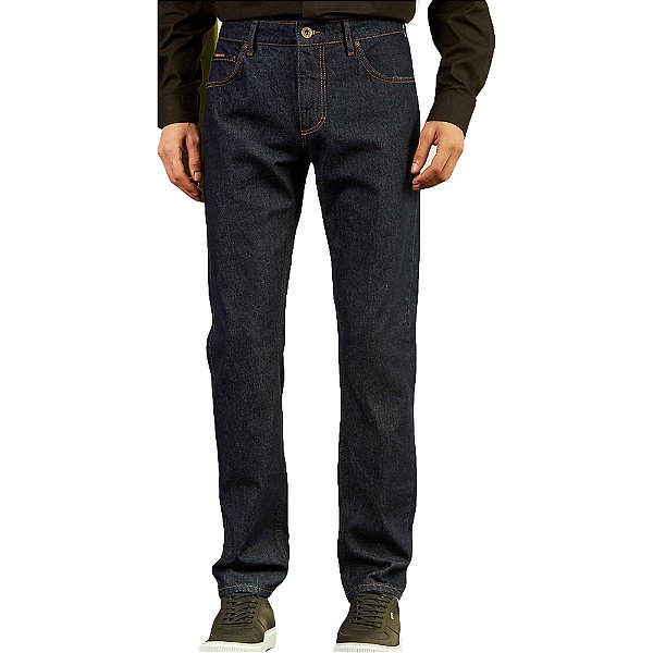 Calça Jeans Forum Paul Slim Azul Masculino
