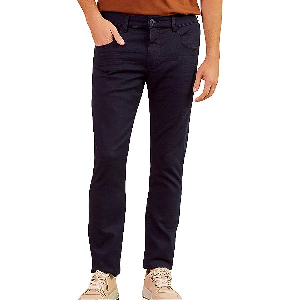 Calça Jeans Forum Paul Slim P23 Azul Escuro Masculino