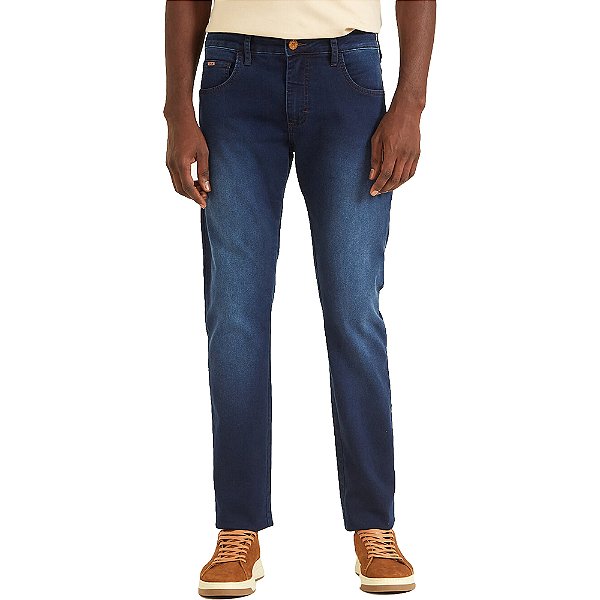 Calça Jeans Forum Essential Paul Slim P23 Azul Masculino