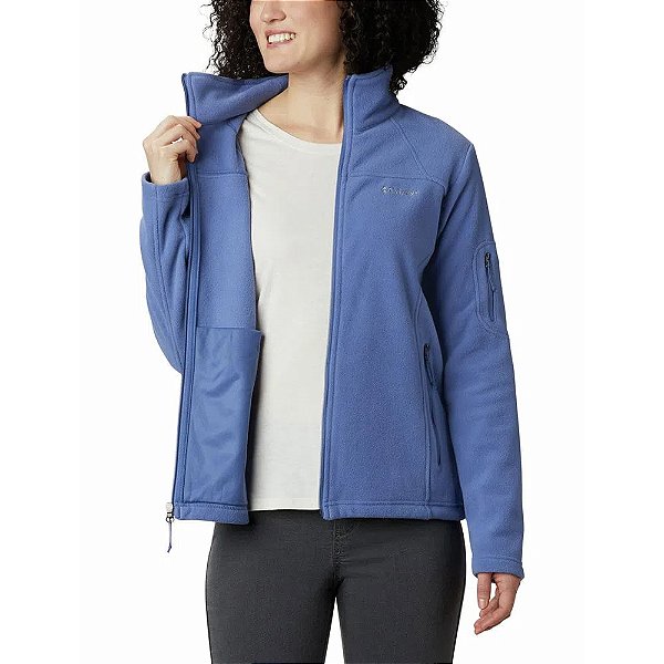 Jaqueta Columbia Fleece Fast Trek II Azul Feminina