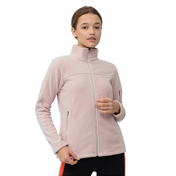 Jaqueta Columbia Fleece Fast Trek II Rosa Feminina