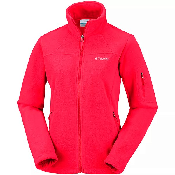 Jaqueta Columbia Fleece Fast Trek II Rosa Feminina