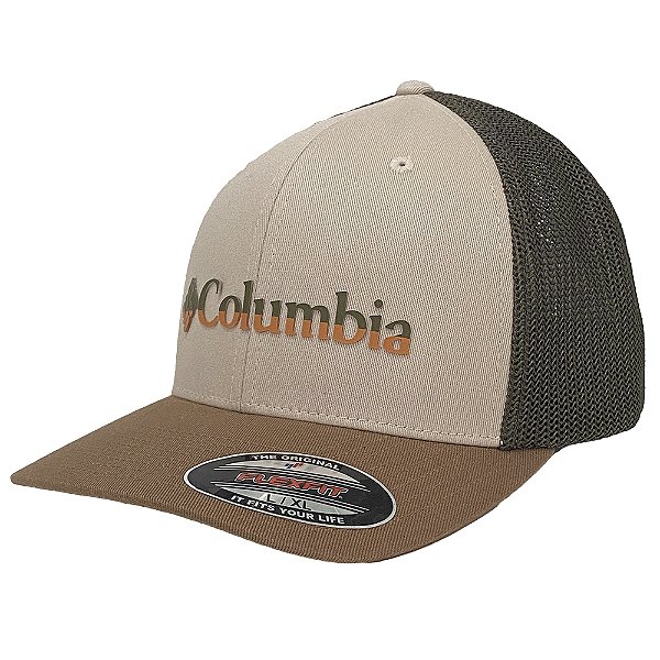 Boné Columbia Aba Curva Mesh Flexfit Verde
