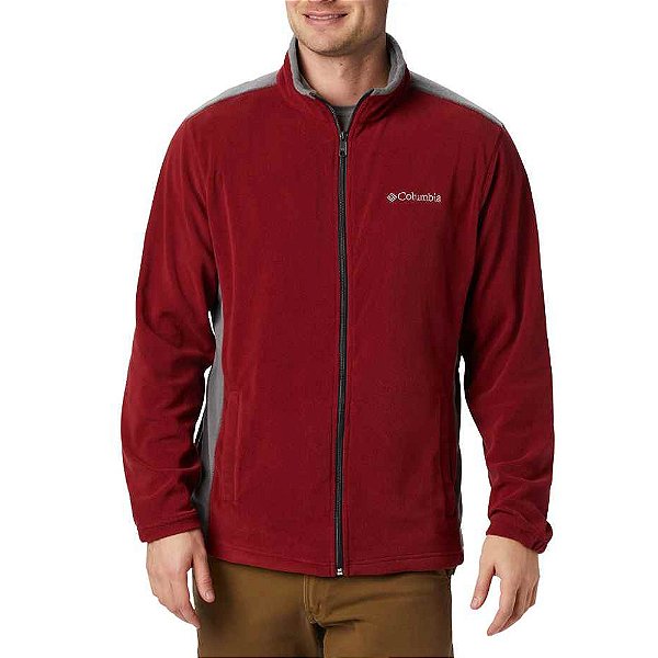 Jaqueta Columbia Klamath Range Full Zip Vermelho Masculino