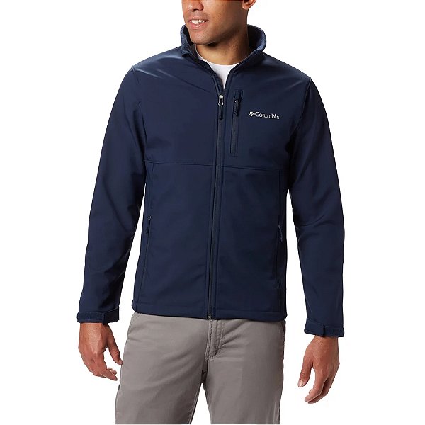 Jaqueta Columbia Ascender™ Softshell Full Zip Azul Masculino