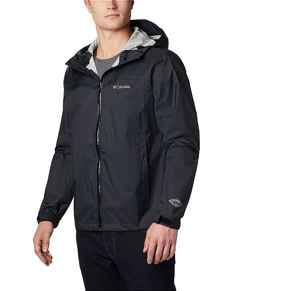 Jaqueta Columbia EvaPOURation Masculina Preta