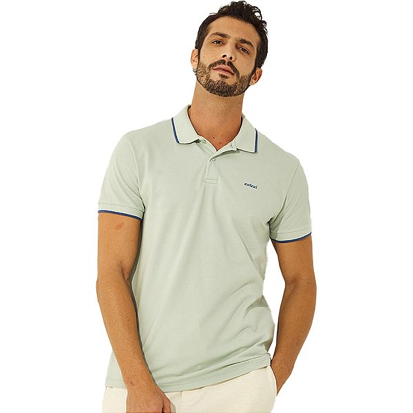 Camisa Polo Colcci V23 Verde Aloe Masculino