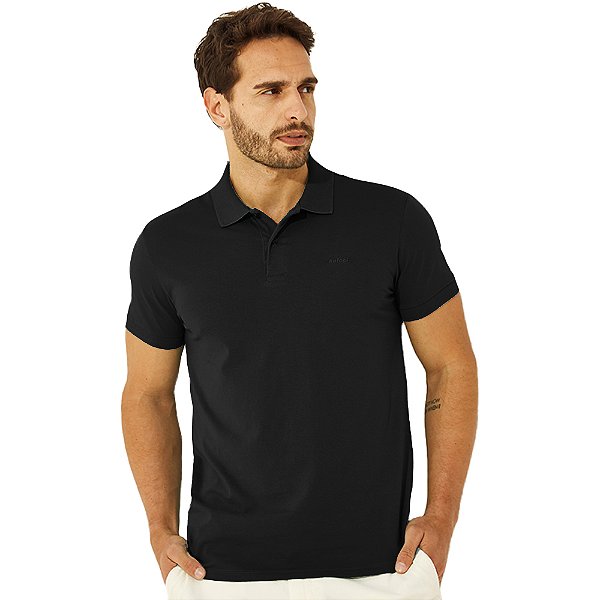 Camisa Polo Colcci Basic V23 Preto Masculino