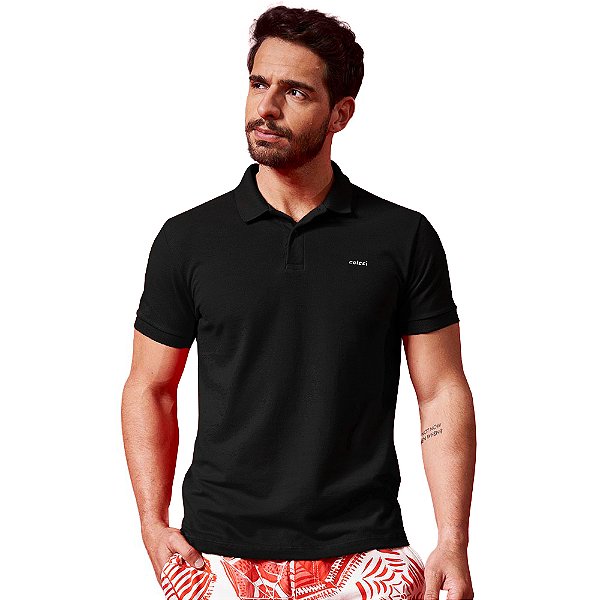 Camisa Polo Colcci Classic AV23 Preto Masculino