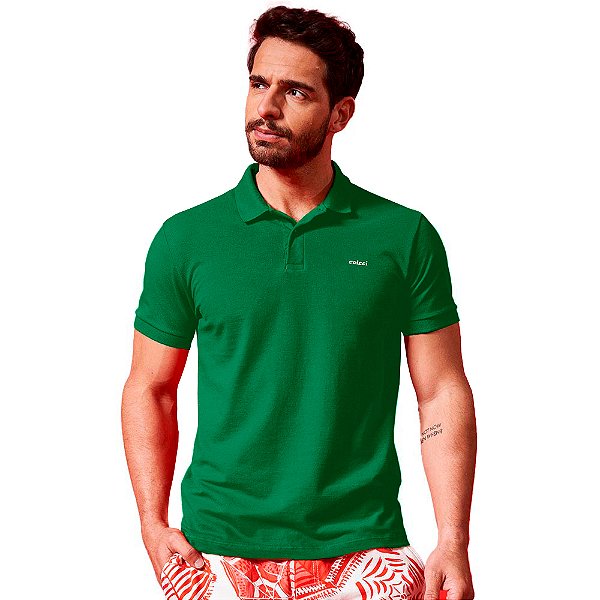Camisa Polo Colcci Classic AV23 Verde Masculino