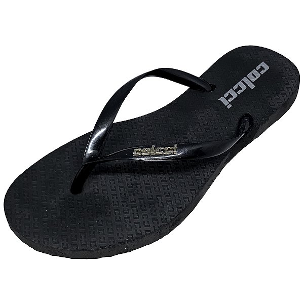 Sandália Colcci Metallic Preto Feminino