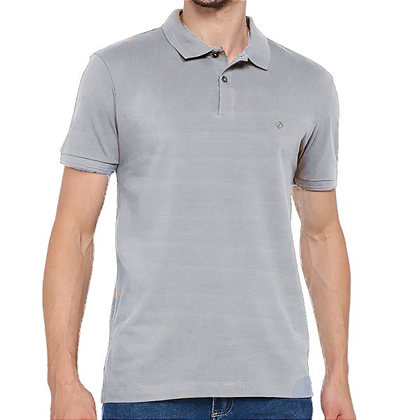 Camisa Polo Forum Cinza Masculino