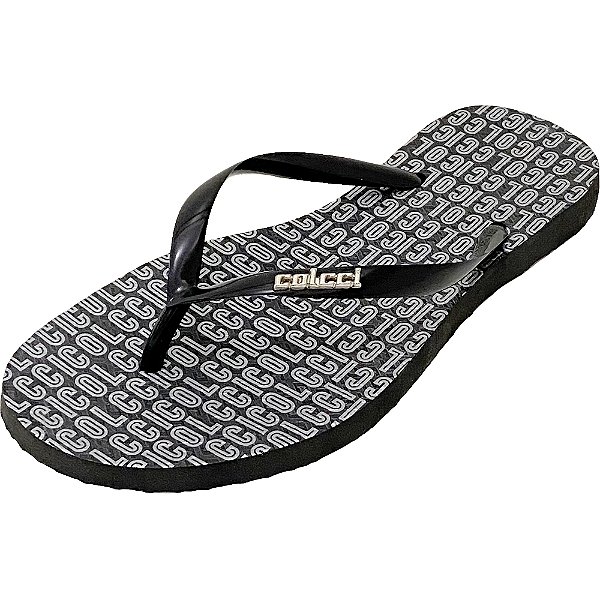 Sandália Colcci Metallic Preto Feminino