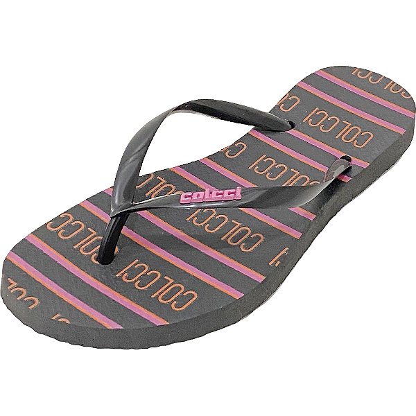Sandália Colcci Pink Line Preto Feminino
