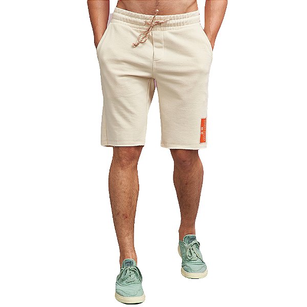 Bermuda Moletom Colcci Noah Bege Masculino