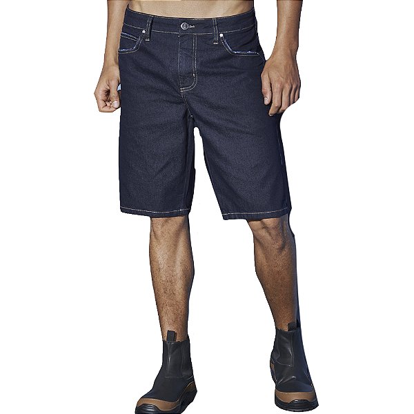 Bermuda Jeans Colcci Noah Azul Masculino