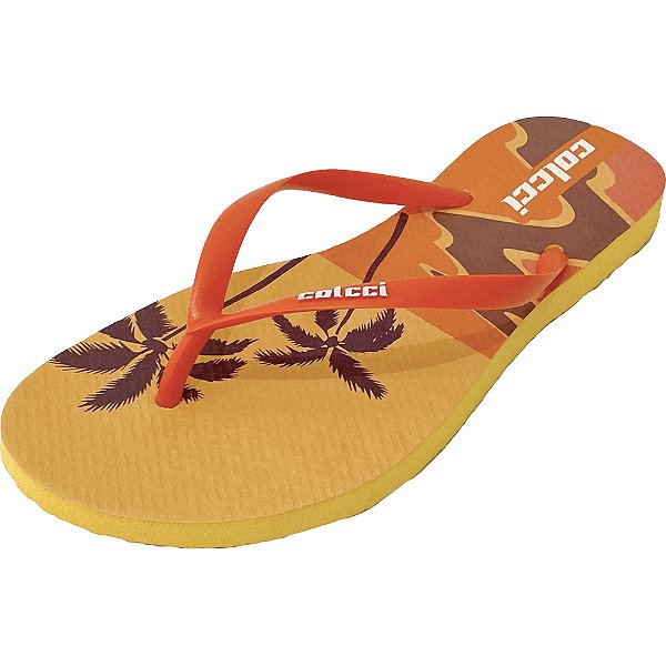 Sandália Colcci Beach Amarelo Feminino