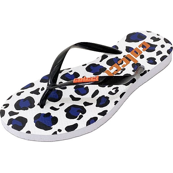 Sandália Colcci Animal Print Branco Feminino