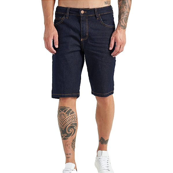 Bermuda Jeans Colcci Model Noah P23 Azul Masculino