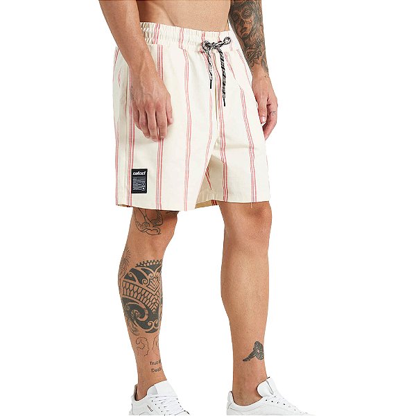 Bermuda Colcci Listrada V23 Bege Masculino