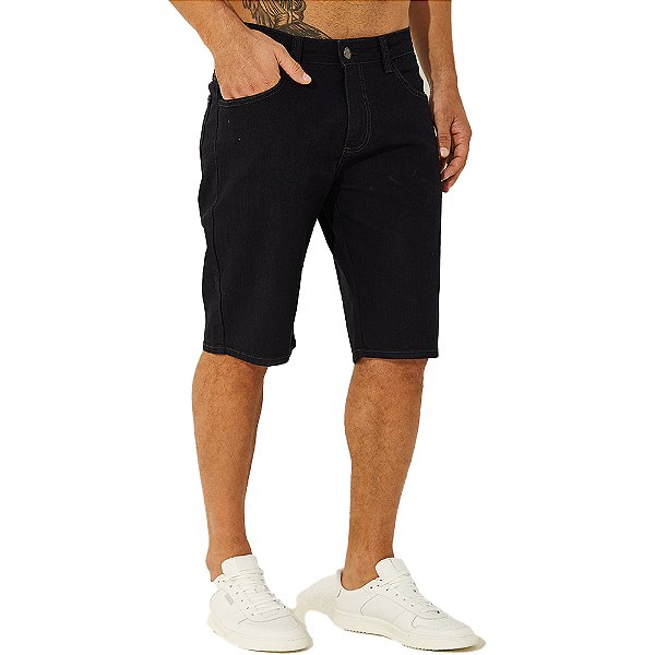 Bermuda Jeans Colcci Noah V23 Preto Masculino
