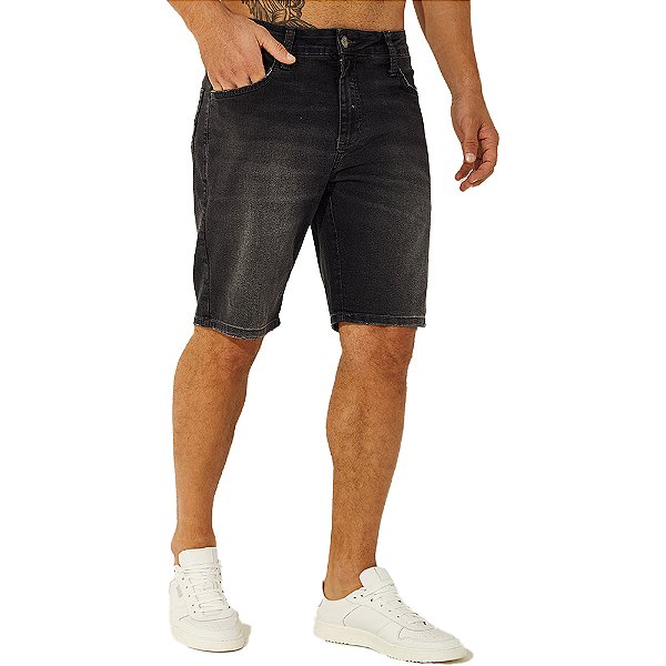 Bermuda Jeans Colcci Davi V23 Preto Masculino
