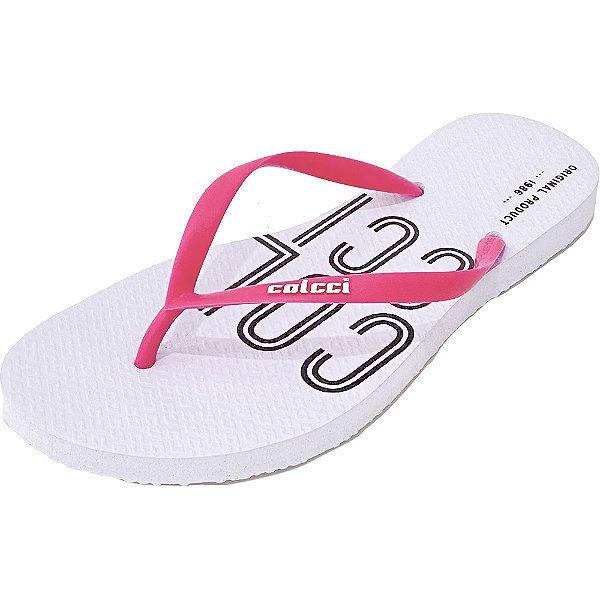 Sandália Colcci Logomania 05 Branco Feminino