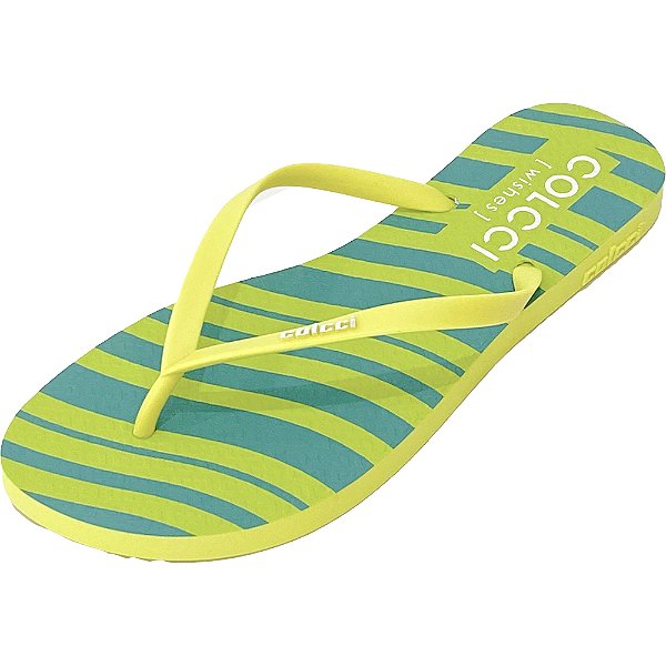 Sandália Colcci Listra Amarelo Feminino