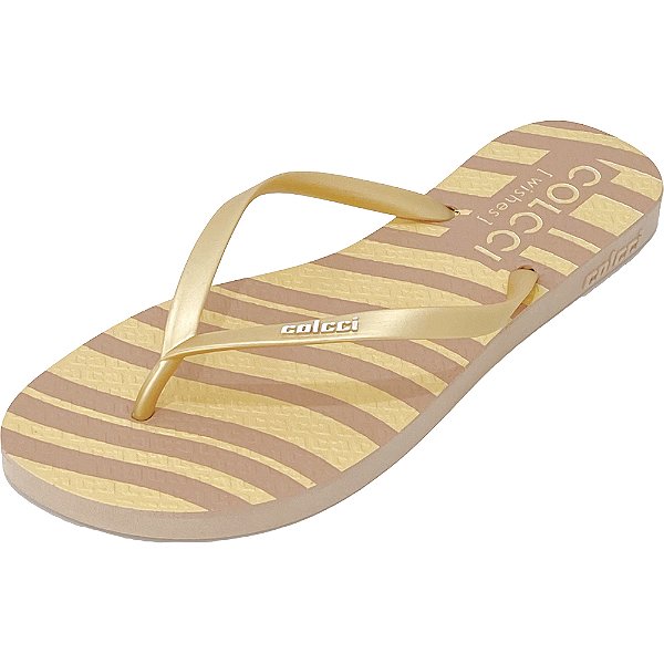 Sandália Colcci Listra Dourado Feminino