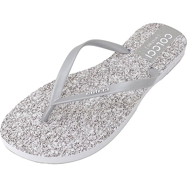 Sandália Colcci Glitter Prata Feminino