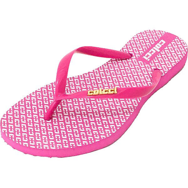 Chinelo Colcci Institucional Basic Rosa Feminino