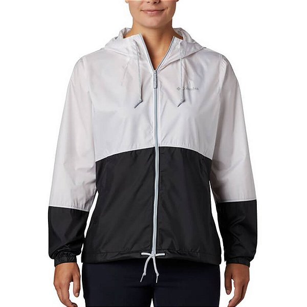 Jaqueta Columbia Flash Forward WindBreaker Twilight Branca Feminina