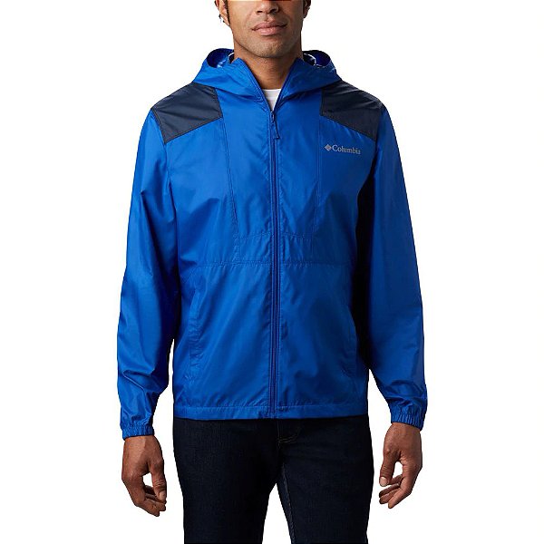 Jaqueta Columbia Flashback Windbreaker Masculina Azul Claro