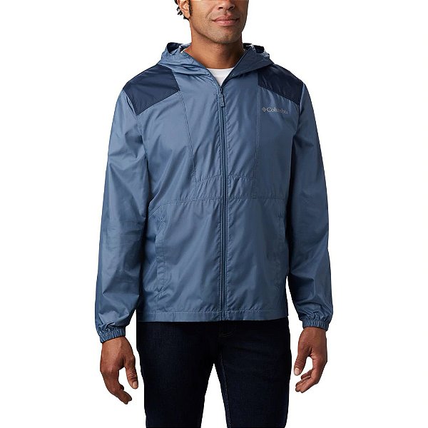 Jaqueta Columbia Flashback Windbreaker Masculina Azul Marinho