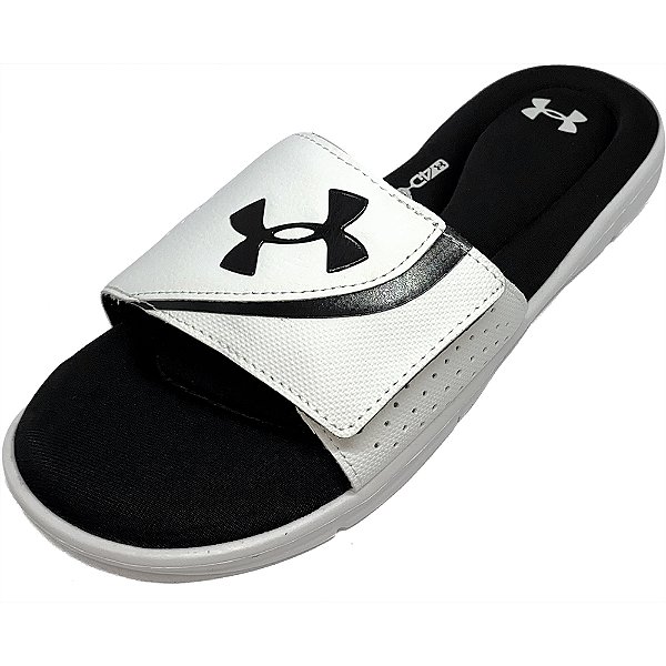 Chinelo Under Armour Slide Ignite VI Branco Unissex