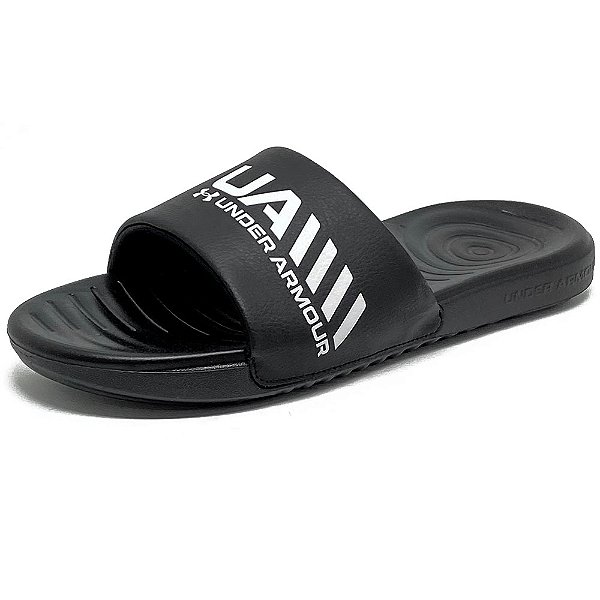 Chinelo Under Armour Slide Ansa Graphic Preto Unissex