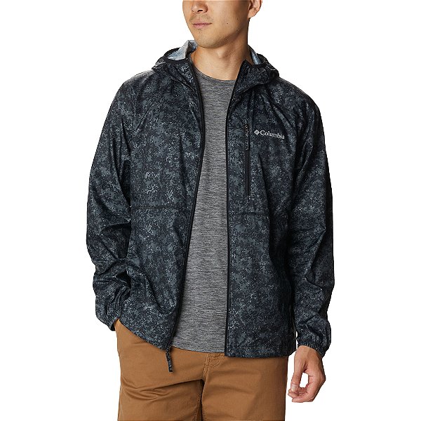Jaqueta Columbia Flash Forward Windbreaker Preto Masculino