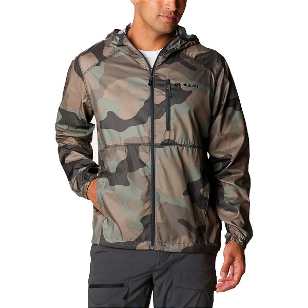Jaqueta Columbia Flash Forward Windbreaker Verde Masculino