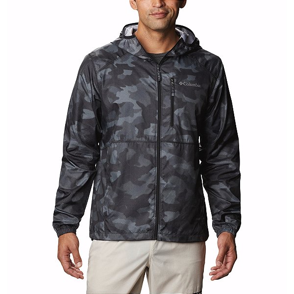 Jaqueta Columbia Flash Forward Windbreaker Preto Masculino