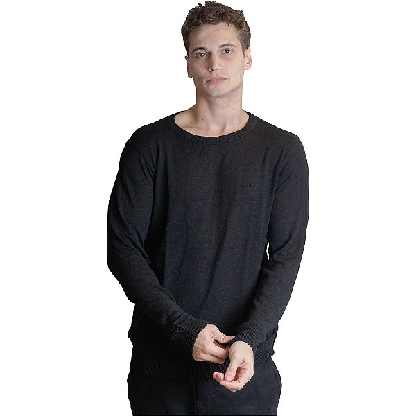 Suéter Tricô Colcci Slim Preto Masculino