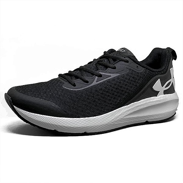 Tênis Under Armour Charged Quest Preto e Branco Feminino