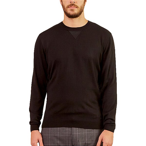 Suéter Tricô Forum Fifties Preto Masculino