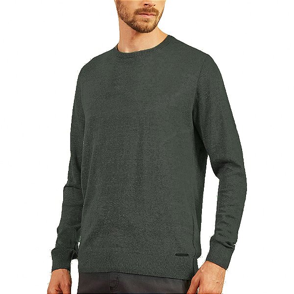 Suéter Tricô Forum Fifties Verde Masculino