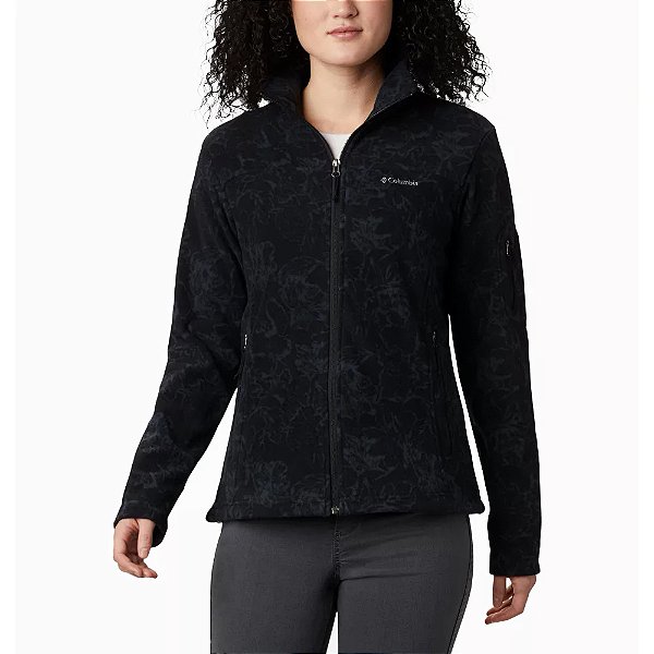 Jaqueta Columbia Fast Trek Printed JKT Preta Feminina