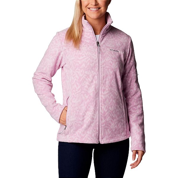 Jaqueta Columbia Fast Trek Printed Rosa Feminino