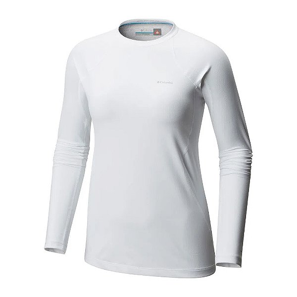 Blusa Segunda Pele Columbia Midweight II Top Feminina Branco
